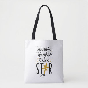 Twinkle Twinkle Little Star Doodle Tote Bag