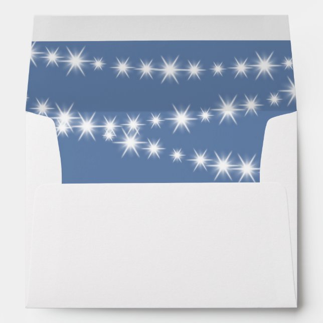 Twinkle Twinkle Little Star Envelope (blue) (Back (Bottom))