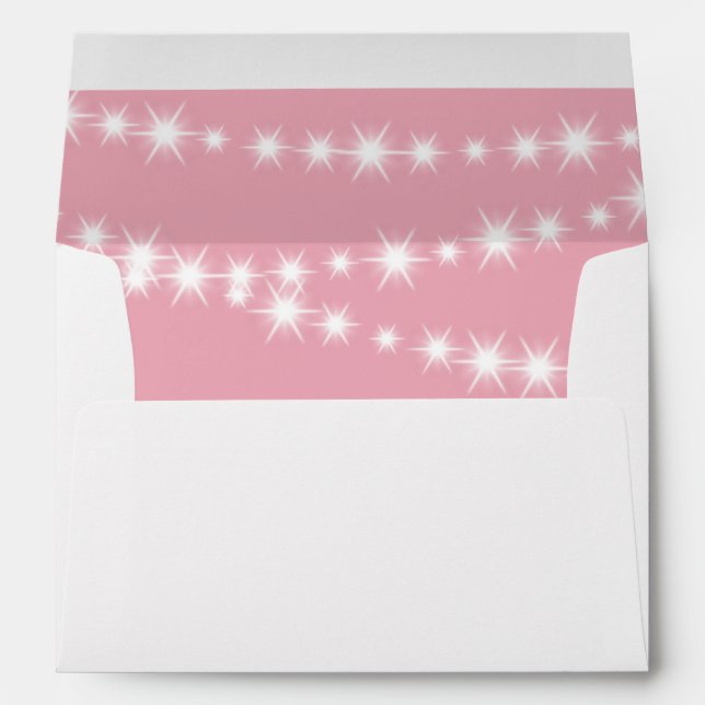 Twinkle Twinkle Little Star Envelope (pink) (Back (Bottom))