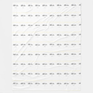 twinkle twinkle little star fleece blanket