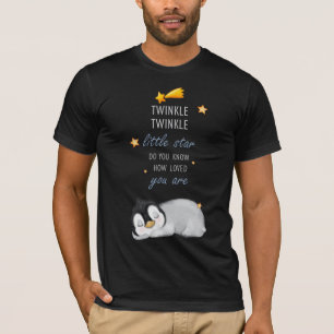 Twinkle, Twinkle Little Star for Sleep Penguin T-Shirt