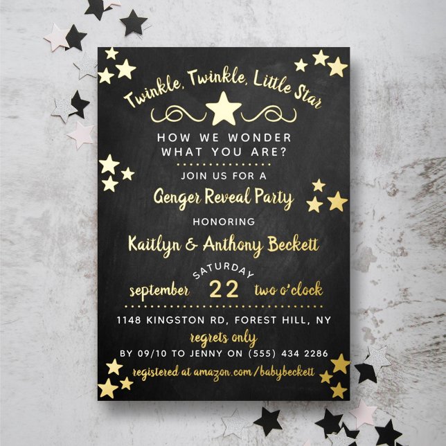 Twinkle Twinkle Little Star Gender Reveal Party (Creator Uploaded)