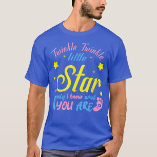 Twinkle Twinkle Little Star Gender Reveal Party Ba T-Shirt