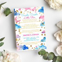 Twinkle twinkle little star gender reveal poem