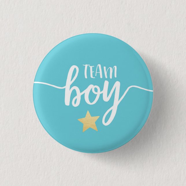 Twinkle Twinkle Little Star Gender Reveal Shower 3 Cm Round Badge (Front)