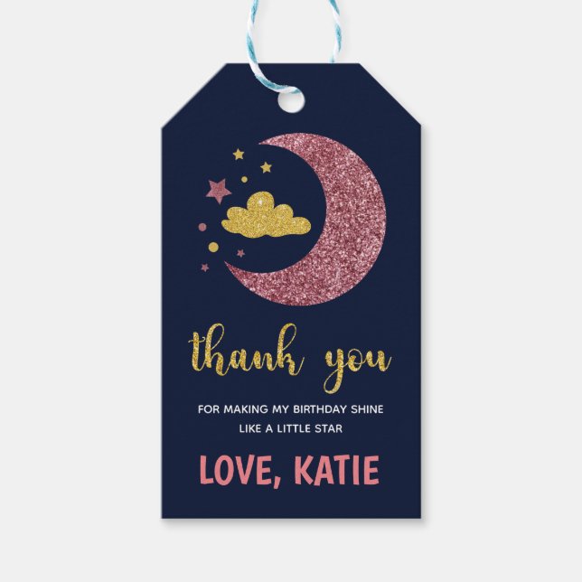 Twinkle Twinkle Little Star Gift Tags (Front)