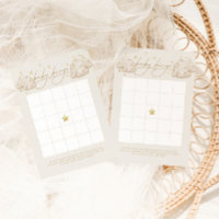 Twinkle Twinkle Little Star Ivory Baby Bingo Game