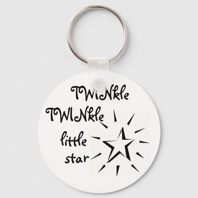TWINkle TWINkle little star Key Ring (Front)