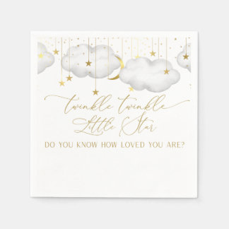 Twinkle Twinkle Little Star Napkins, Moon and Star Napkin