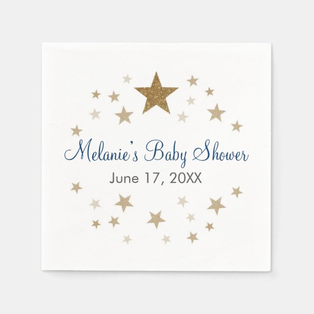 Twinkle Twinkle Little Star Paper Napkins (Front)