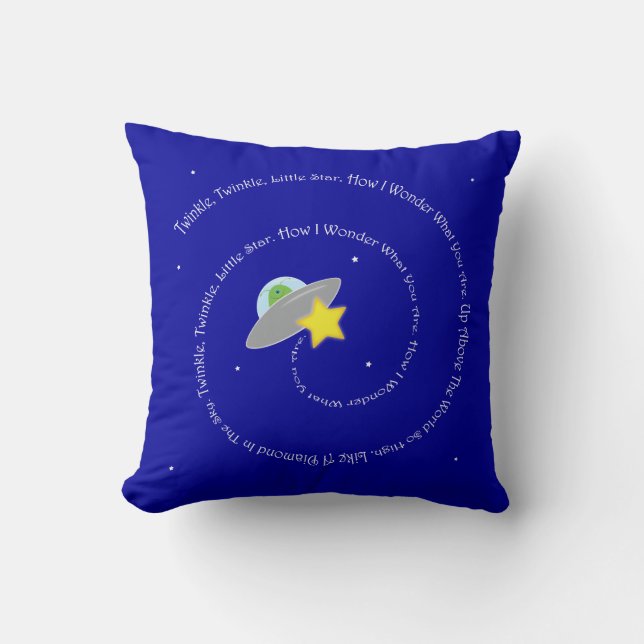 twinkle, twinkle, little star pillow (Front)