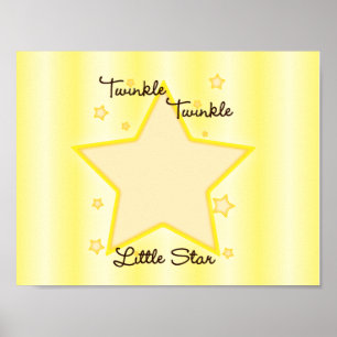Twinkle Twinkle Little Star Poster