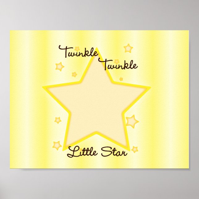 Twinkle Twinkle Little Star Poster (Front)