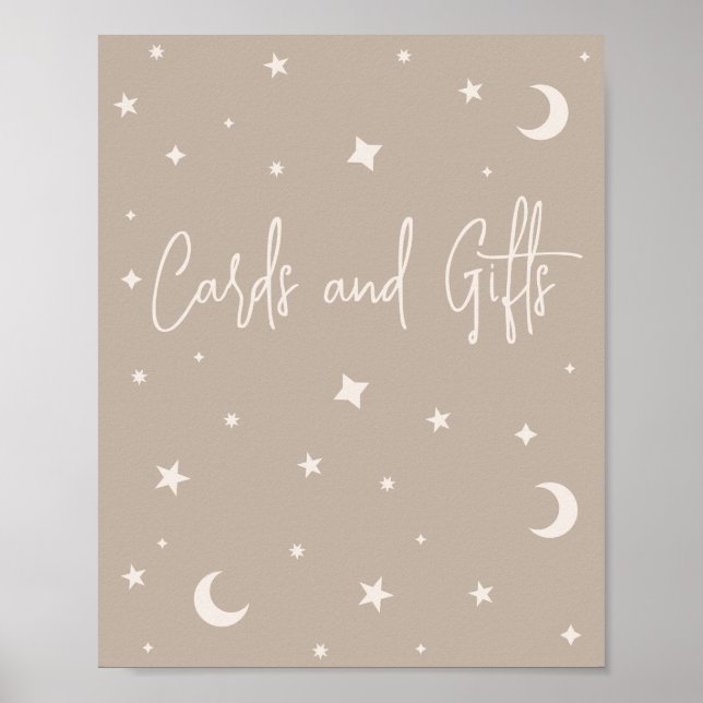 Twinkle Twinkle Little Star Shower Cards and Gifts Poster (Front)