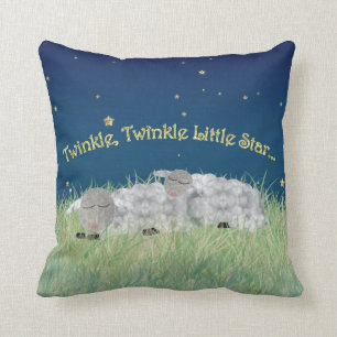 Twinkle Twinkle Little Star Sleeping Sheep Cushion