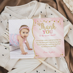 Twinkle Twinkle Little Star Thank You Card