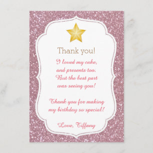 Twinkle Twinkle Little Star Thank You Card