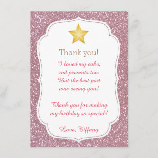 Twinkle Twinkle Little Star Thank You Card
