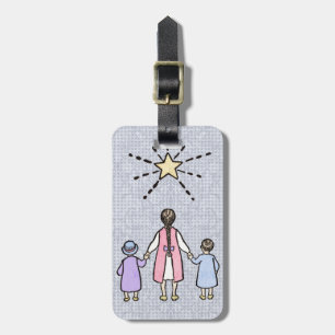 Twinkle Twinkle Little Star Vintage Nursery Rhyme Luggage Tag