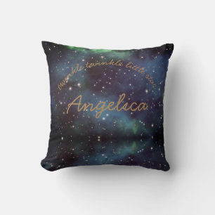 Twinkle twinkle little stars Personalised cushion