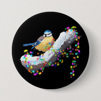 Twinkle Twinkle Little Tit 7.5 Cm Round Badge