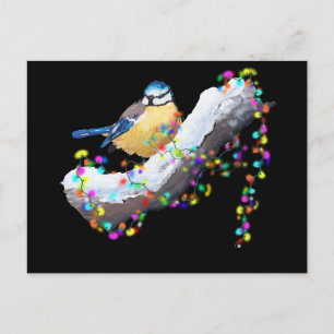 Twinkle Twinkle Little Tit Holiday Postcard