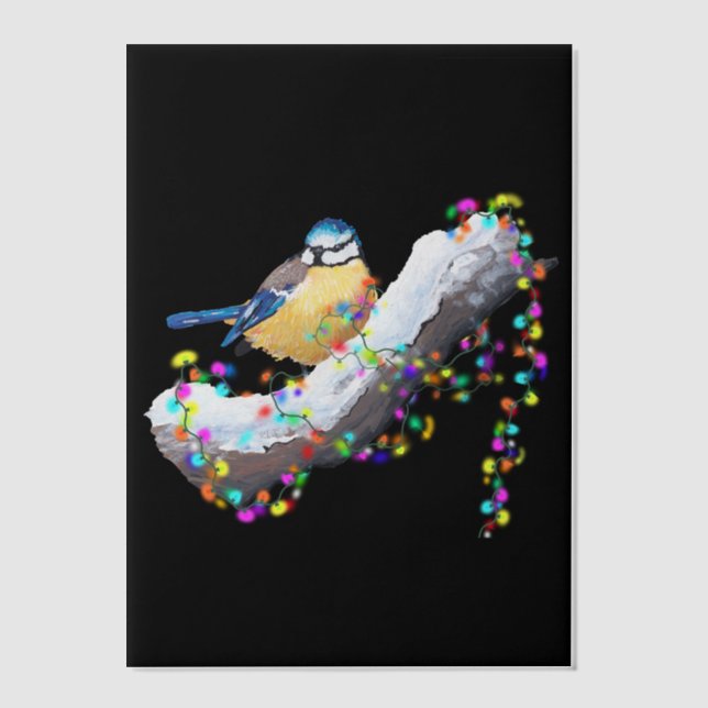 Twinkle Twinkle Little Tit Vellum Invitations (Front)