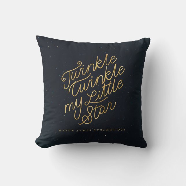 Twinkle twinkle my little star cushion (Front)