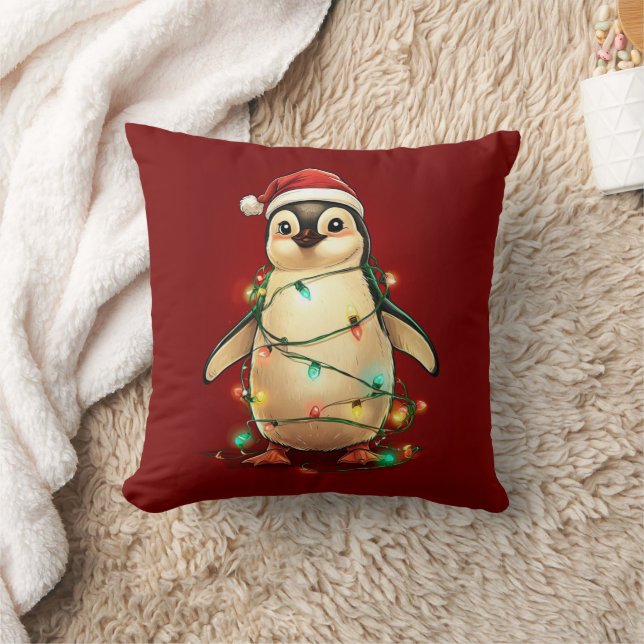 Twinkle, Twinkle, Penguin Cushion (Blanket)