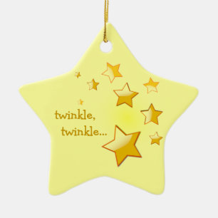 Twinkle, Twinkle Star Ornament Yellow