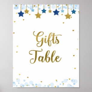 Twinkle Twinkle Watercolor Gifts Table Sign