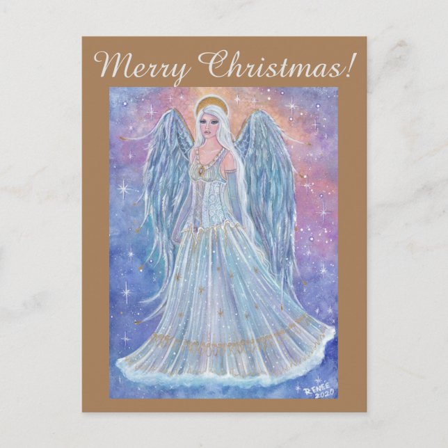 Twinkling Angel by Renee Lavoie Postcard (Front)