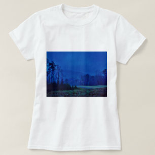 Twinkling Lights in a Blue Mountain Mist T-Shirt