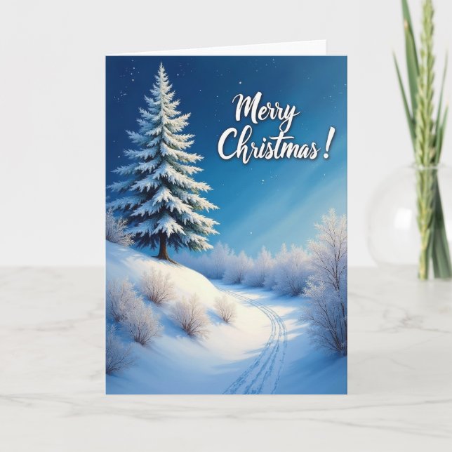 Twinkling Snowscape Card (Front)