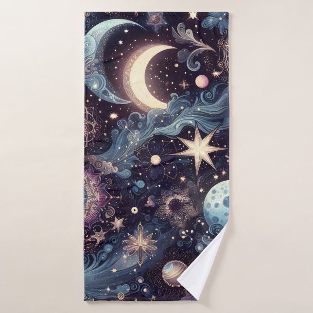 Twinkling Stardust Bath Towel Set (Bath Towel)
