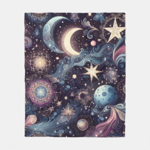 Twinkling Stardust Fleece Blanket