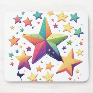 Twinkling Stars Mouse Mat