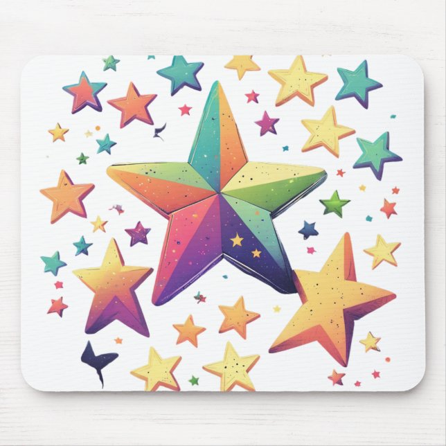 Twinkling Stars  Mouse Mat (Front)