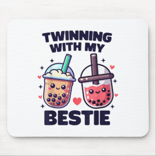 Twinning With My Bestie Boba Tea Girls Spirit Week Mouse Mat