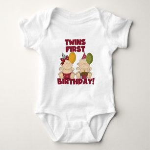 Twins 1st Birthday Boy/Girl T-shirts and Gifts