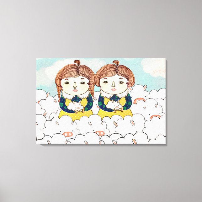 Twins 2013 canvas print (Front)