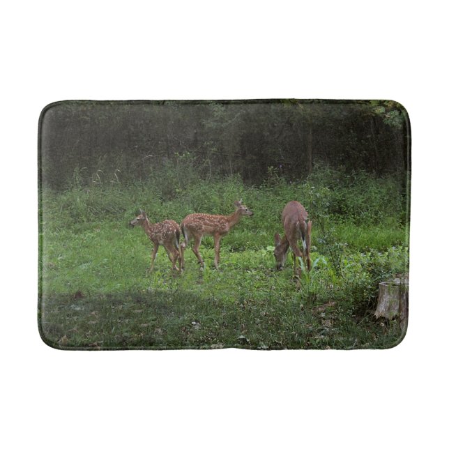 Twins and their Mama Bath Mat (Front)