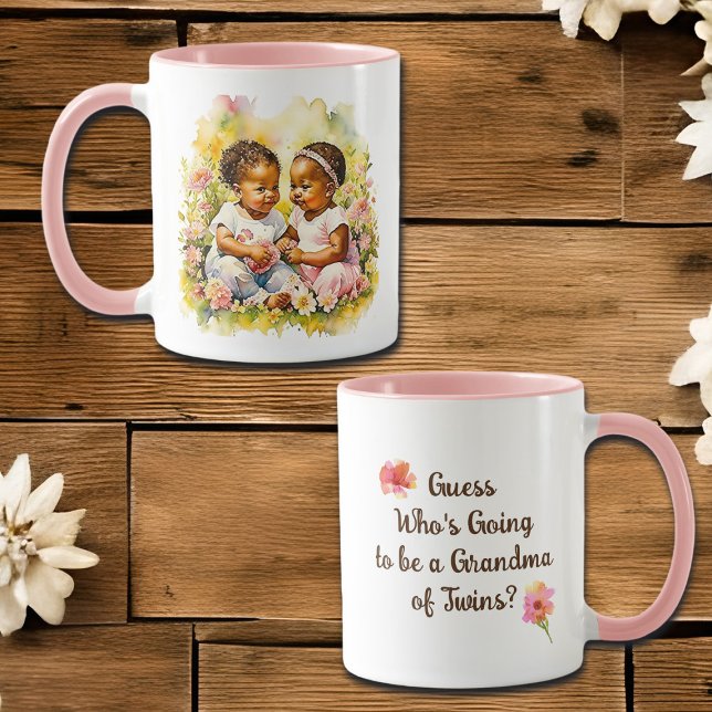 Twins Announcement | Pregnancy Announcement Mug (Creator Uploaded)