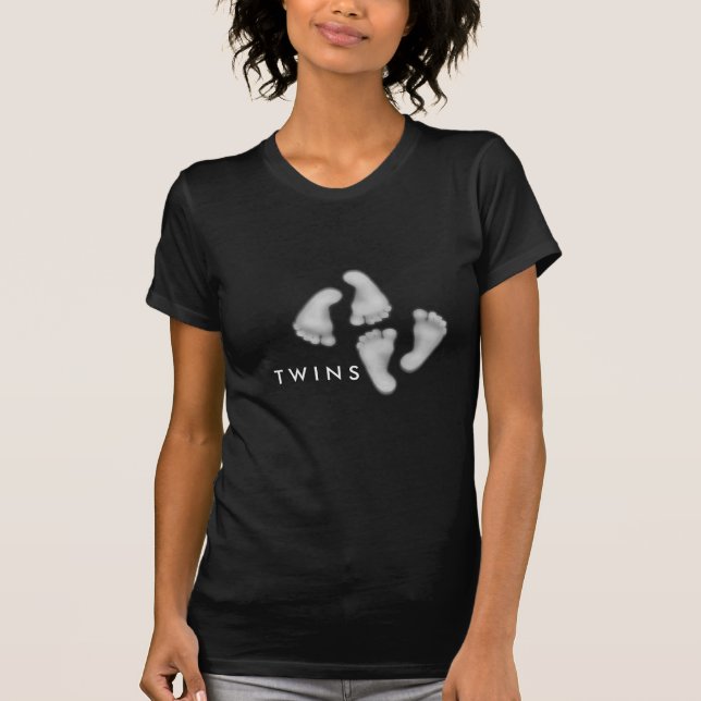 Twins Baby Feet Shirt (Front)