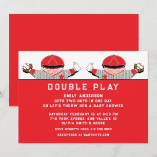 Twins Baby Shower Invitation