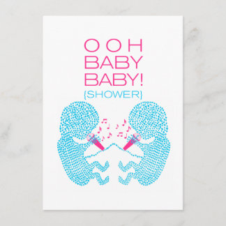Twins Baby Shower Invitation Twin Boys