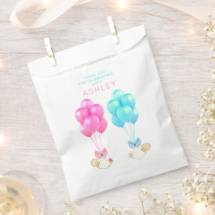 Twins Baby Shower Thank You Favour Bags
