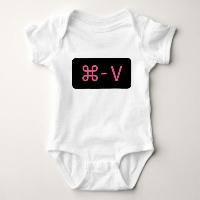 Twins Black/Pink Command - V 'Paste' Shirt (Front)