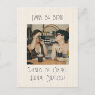 Twins By Birth  Postcard