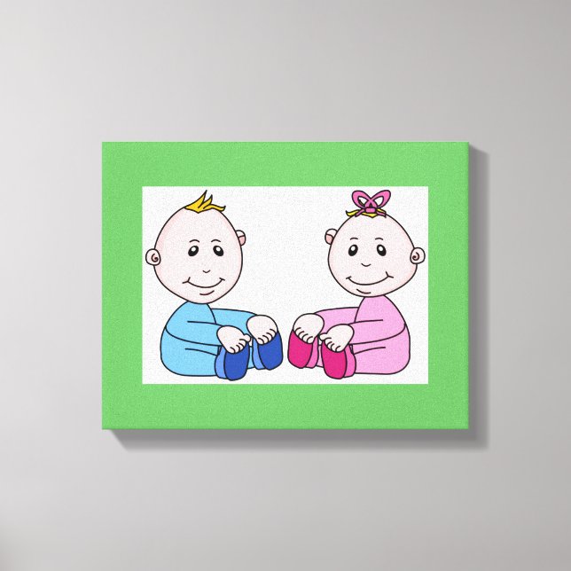 TWINS CANVAS PRINT (Front)